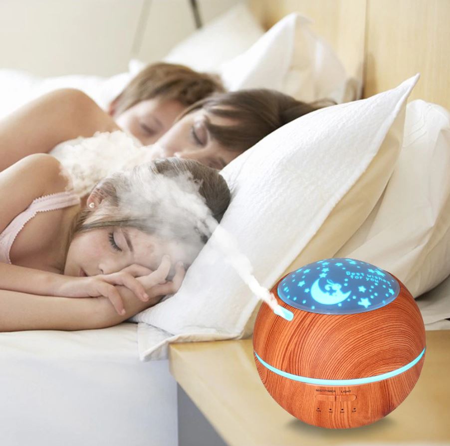 Night Light LED Ultrasonic Aromatherapy Humidifier, 150ml